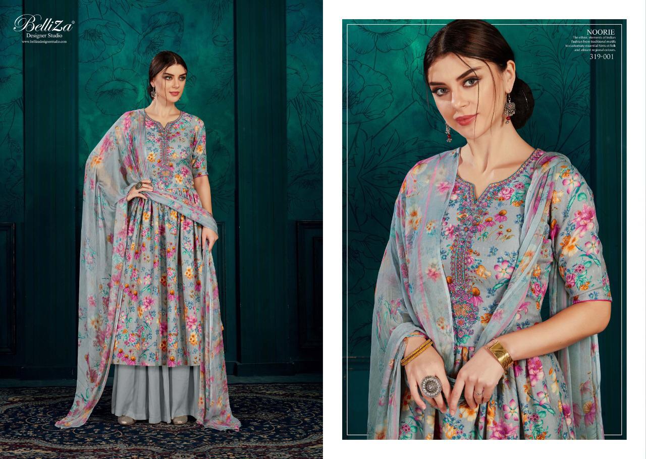 Belliza Present Noorie Casual Wear Dress Material Collection.