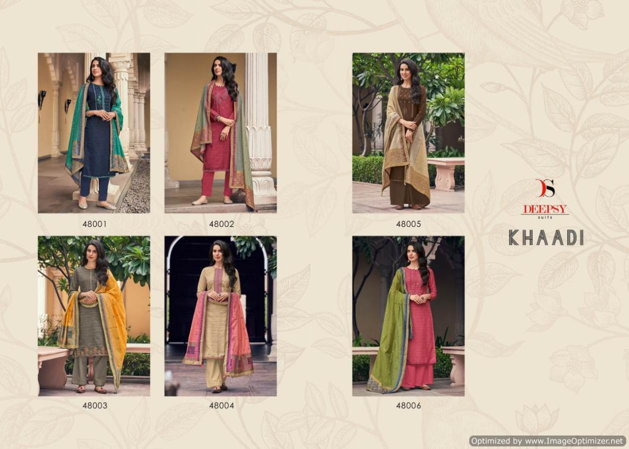Deepsy By Khaadi Casual Wear Designer Dress Material Collection