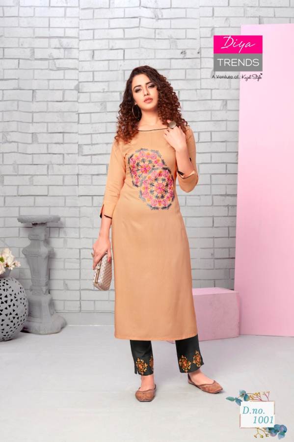 Diya Trends By Forever Vol 1 Running Wear Kurti With Pant Collection