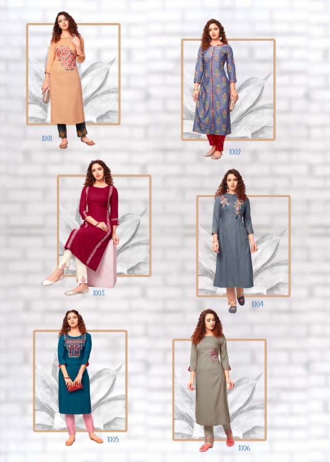 Diya Trends By Forever Vol 1 Running Wear Kurti With Pant Collection
