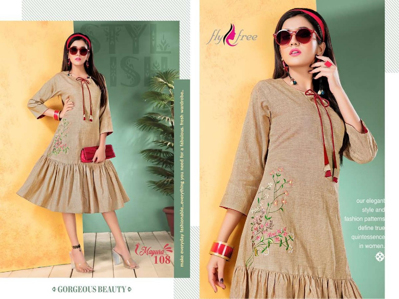 Fly Free By Mayura Designer Handloom Cotton Kurti Collection
