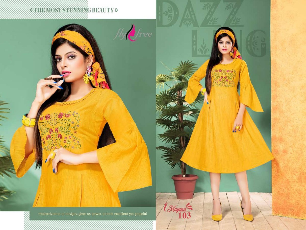 Fly Free By Mayura Designer Handloom Cotton Kurti Collection