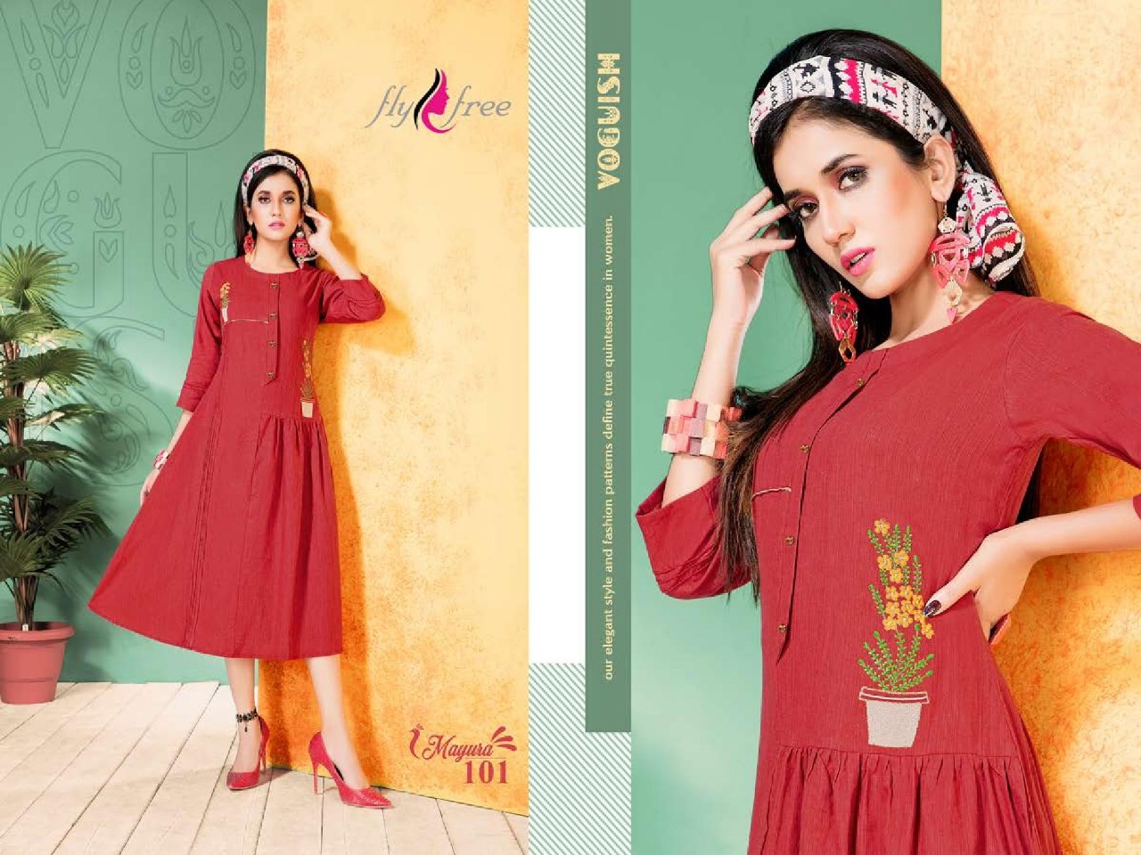 Fly Free By Mayura Designer Handloom Cotton Kurti Collection