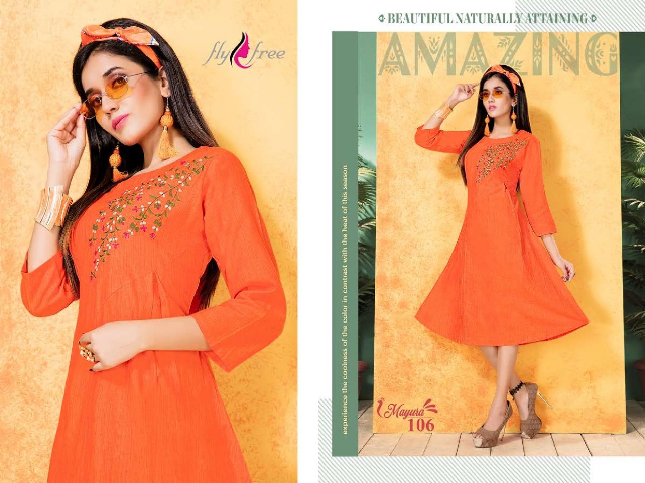 Fly Free By Mayura Designer Handloom Cotton Kurti Collection