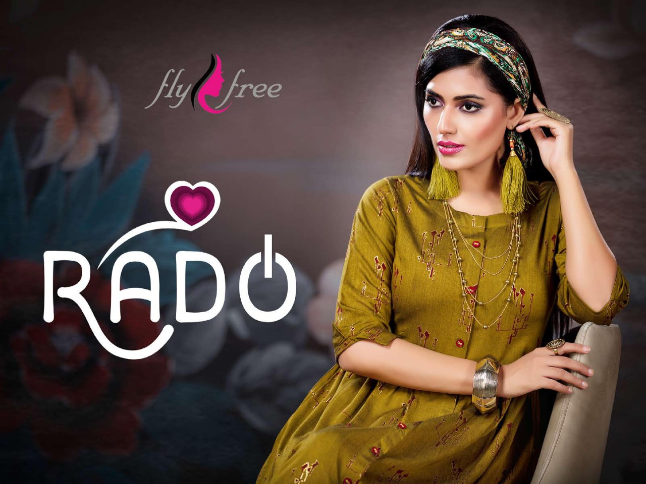 Fly Free Present Rado Casual Wear Printed Kurtis Catalogue
