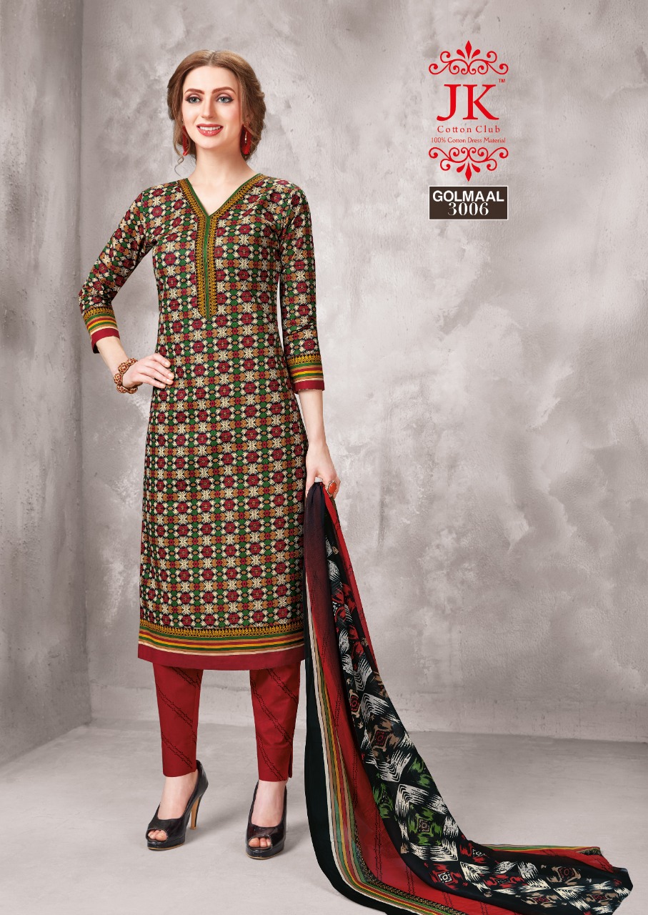 Jk Present Golmaal Vol 3 Casual Wear Dress Collection