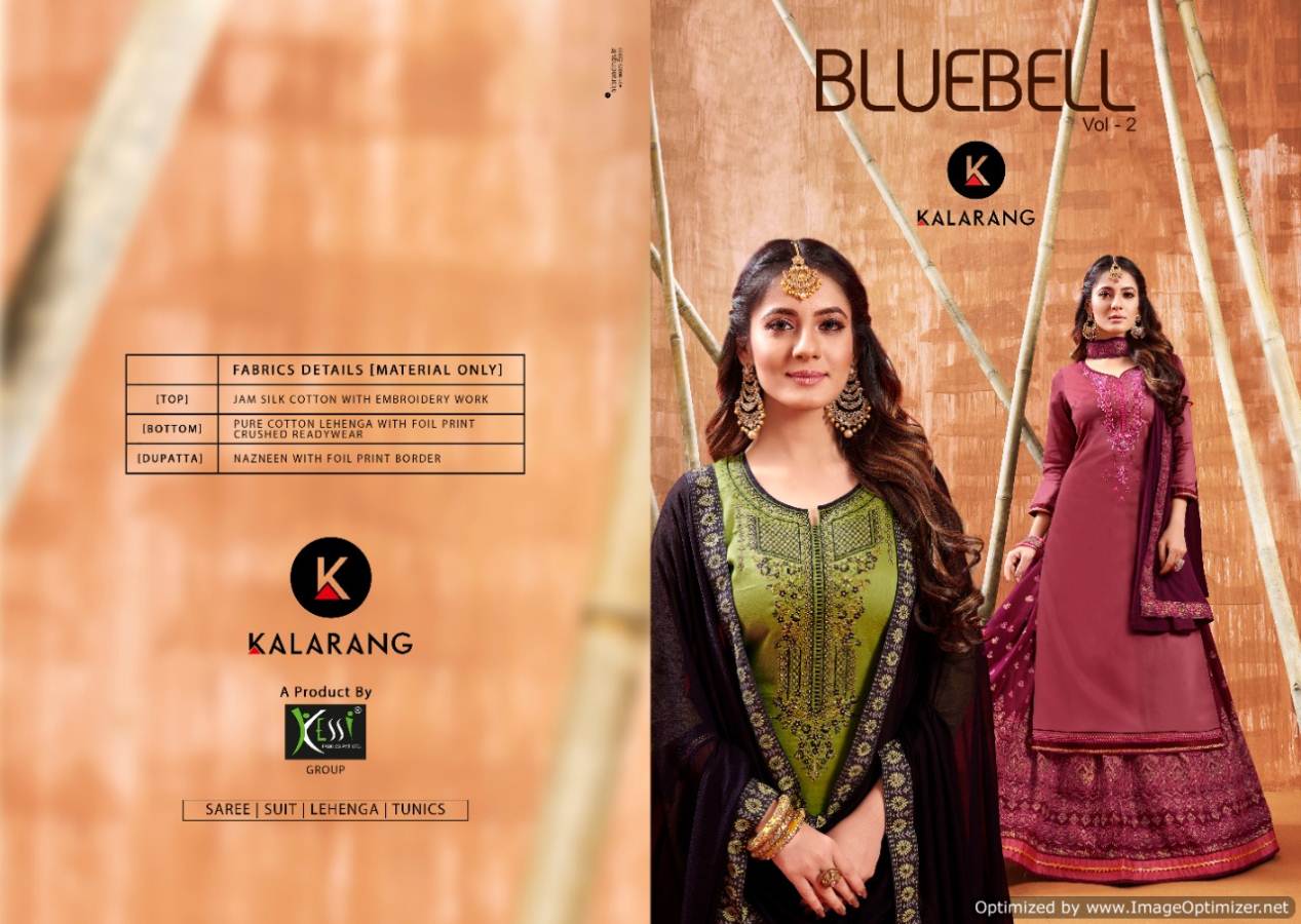 Kalarang Present Blue Bell Vol 2 Party Wear Designer Suits Collection