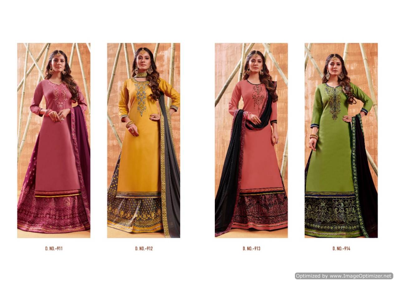 Kalarang Present Blue Bell Vol 2 Party Wear Designer Suits Collection