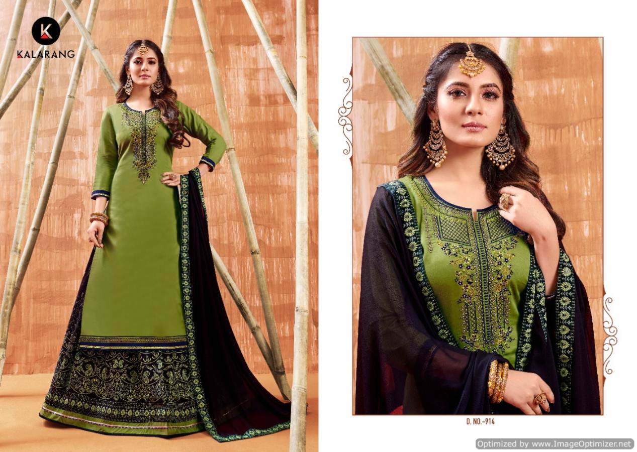 Kalarang Present Blue Bell Vol 2 Party Wear Designer Suits Collection