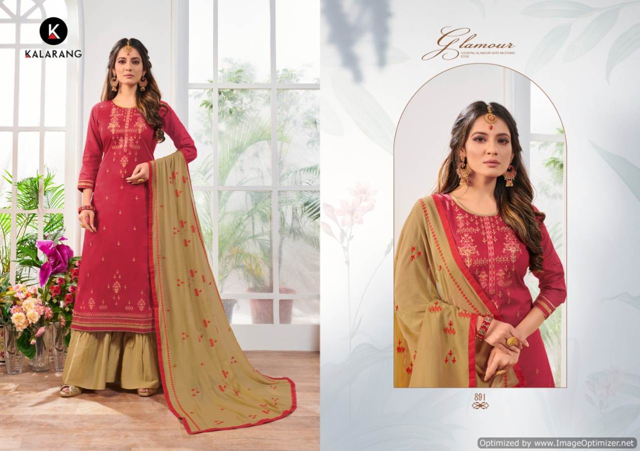 Kalarang Present Noor Pure Jam Silk Cotton Salwar Suits Catalogue