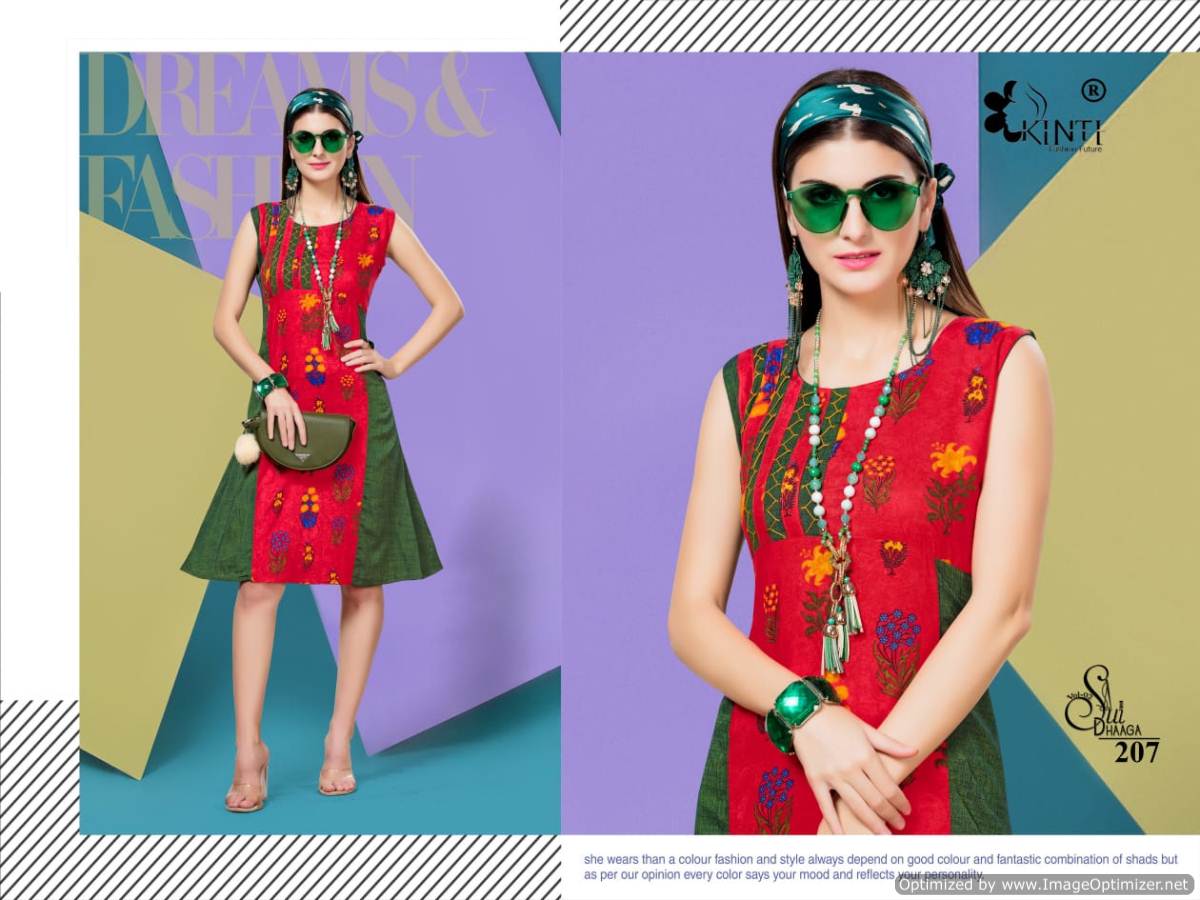 Kinti Sui Dhaaga Vol 2 Printed Casual Wear Short Kurti Collection