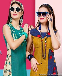 Kinti Sui Dhaaga Vol 2 Printed Casual Wear Short Kurti Collection