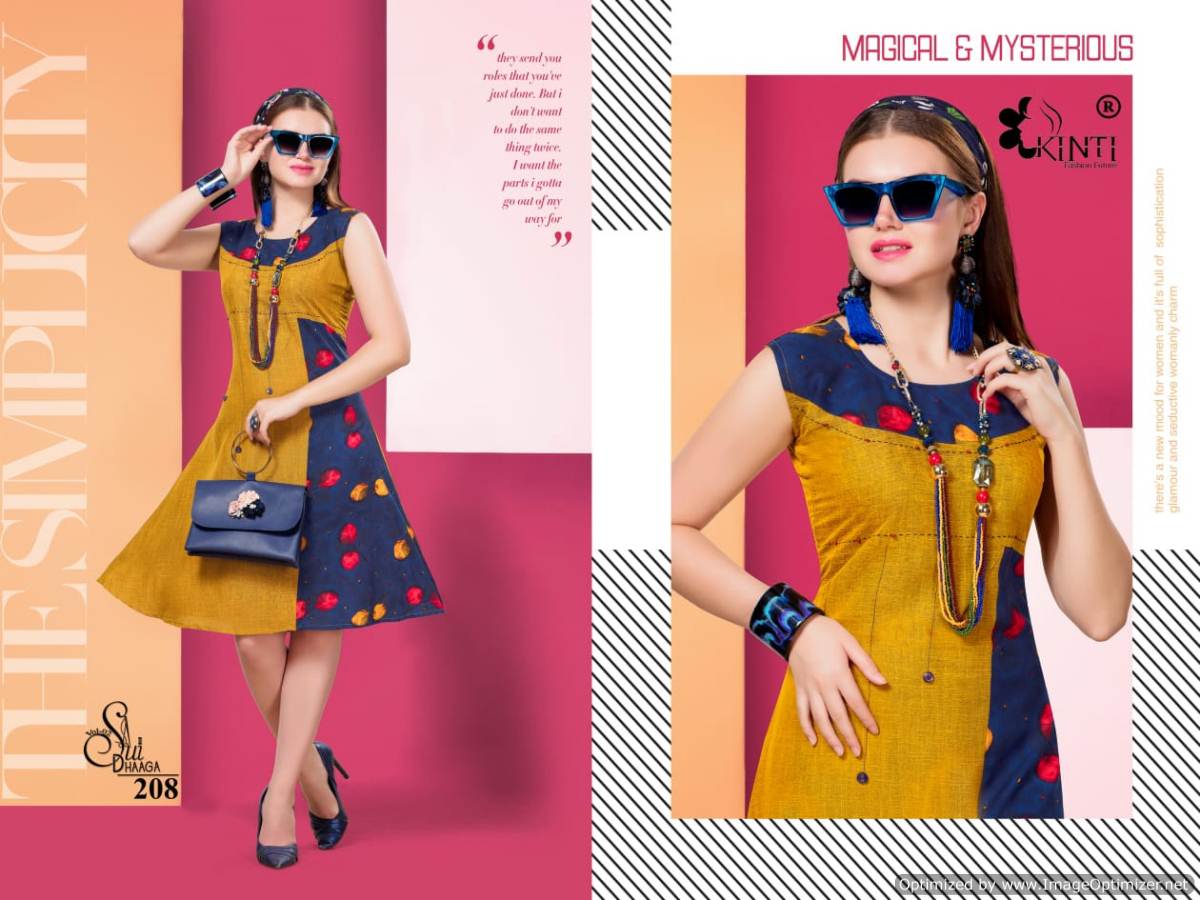 Kinti Sui Dhaaga Vol 2 Printed Casual Wear Short Kurti Collection