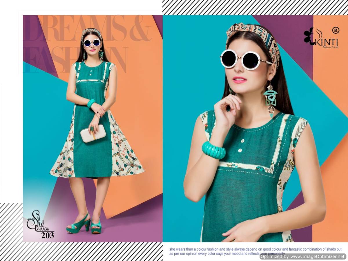 Kinti Sui Dhaaga Vol 2 Printed Casual Wear Short Kurti Collection