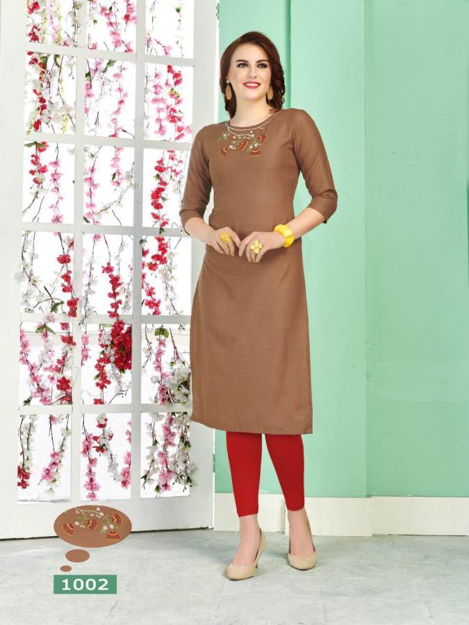 Ladyview By Crystal Casual Wear Stylish Kurtis Collection.