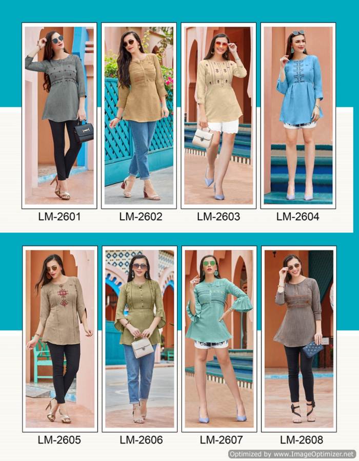 Lymi Present Paradise Western Wear Trendy Short Top Collection.