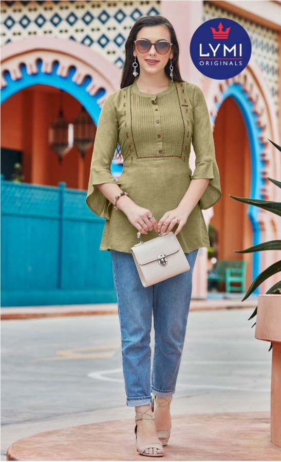 Lymi Present Paradise Western Wear Trendy Short Top Collection.