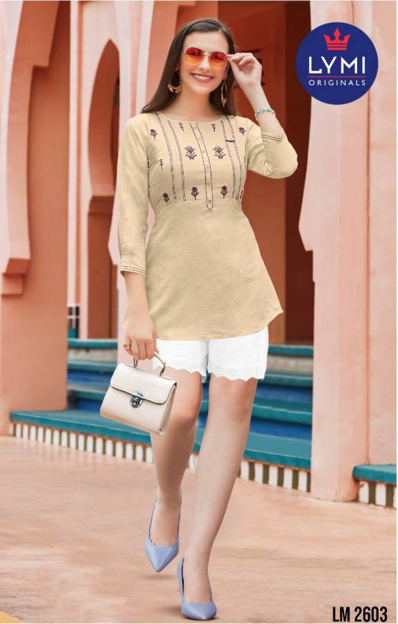 Lymi Present Paradise Western Wear Trendy Short Top Collection.