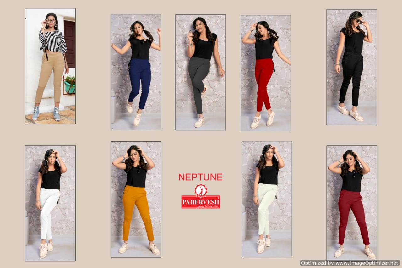 Pahervesh Present Neptune Stylish Cotton Lycra Pant Collection