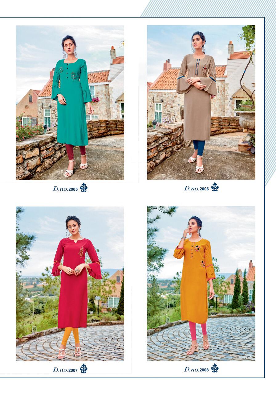 Parra Present Vastram Vol 2 Stylish Casual Wear Kurti Collection