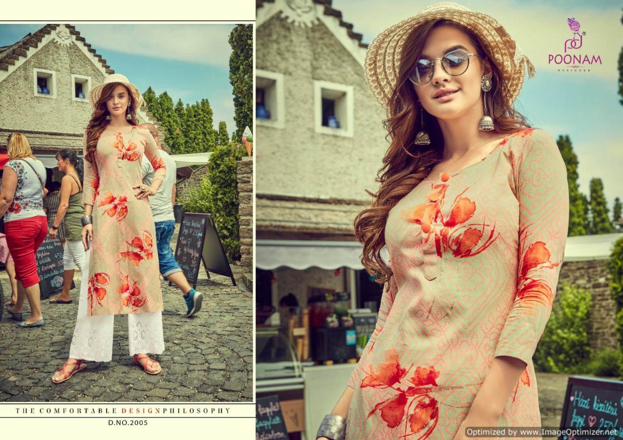 Poonam By Sifli Plazo House Vol 2 Casual Wear Kurti With Palazzo Collection