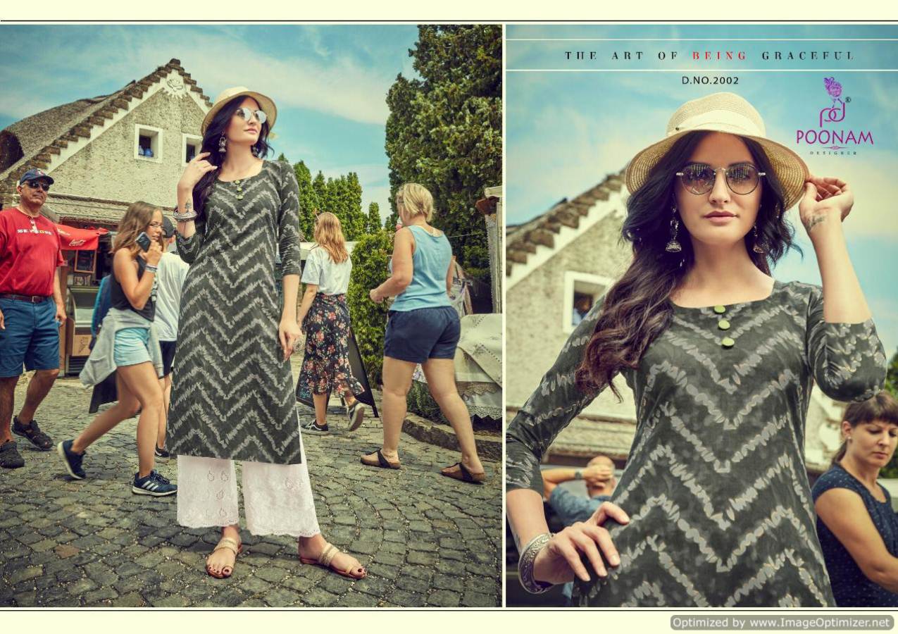 Poonam By Sifli Plazo House Vol 2 Casual Wear Kurti With Palazzo Collection