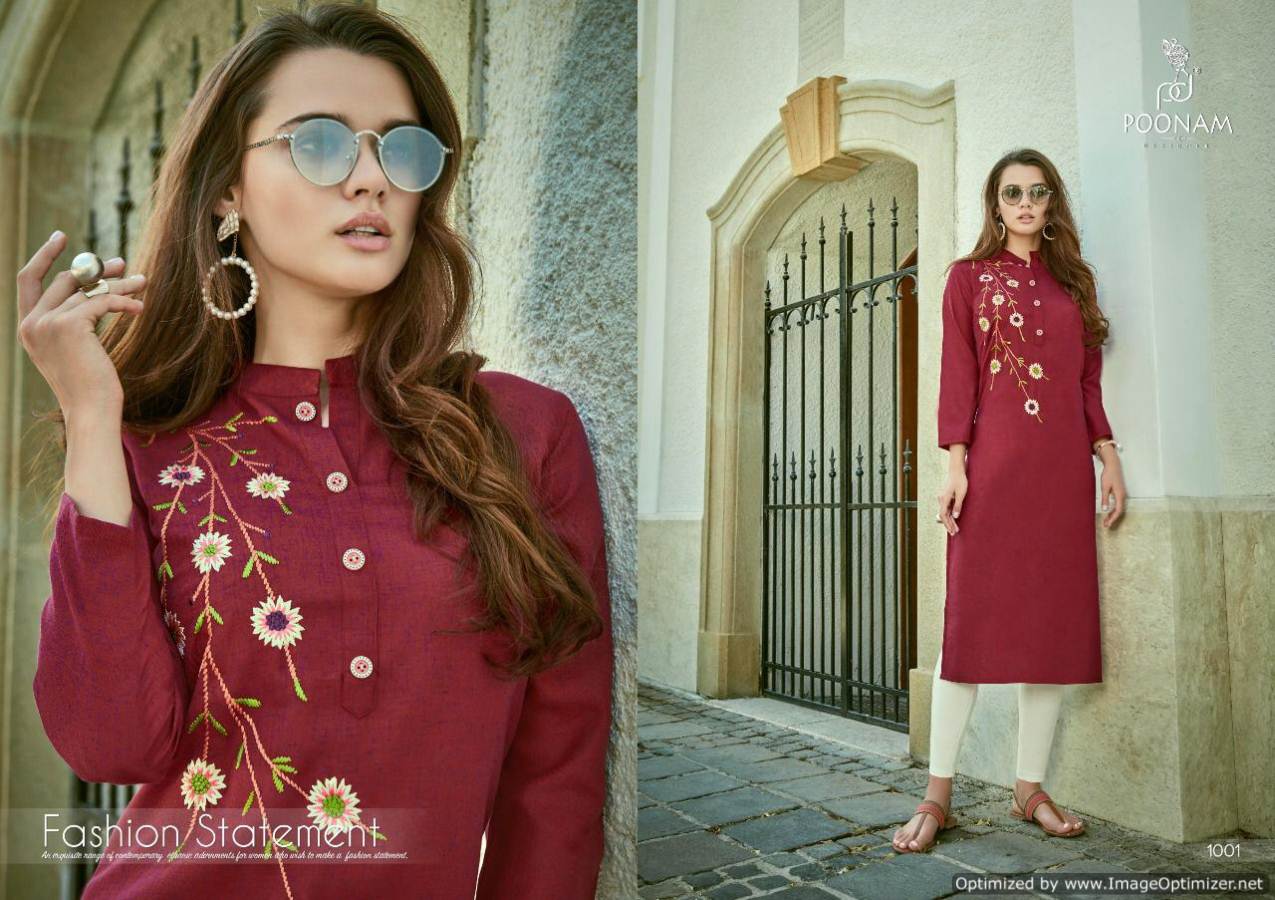 Poonam By Siya Casual Wear Kurti Collection