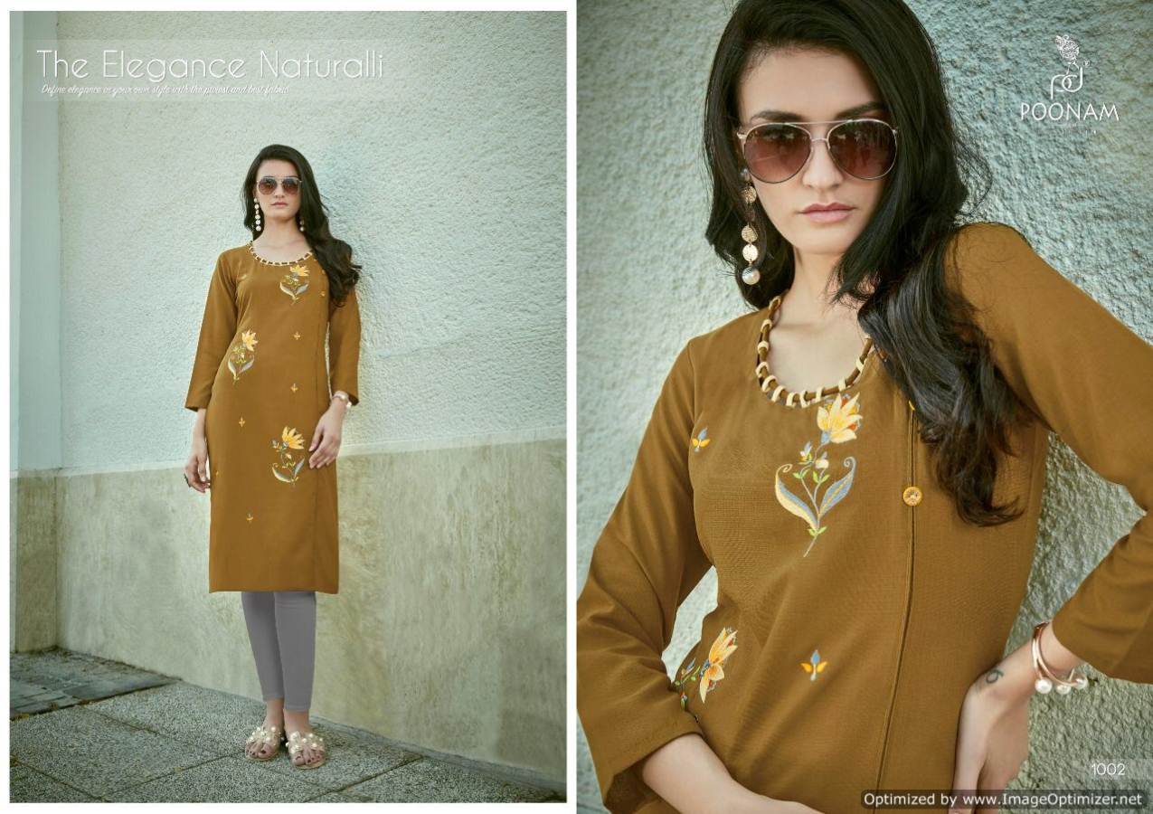 Poonam By Siya Casual Wear Kurti Collection