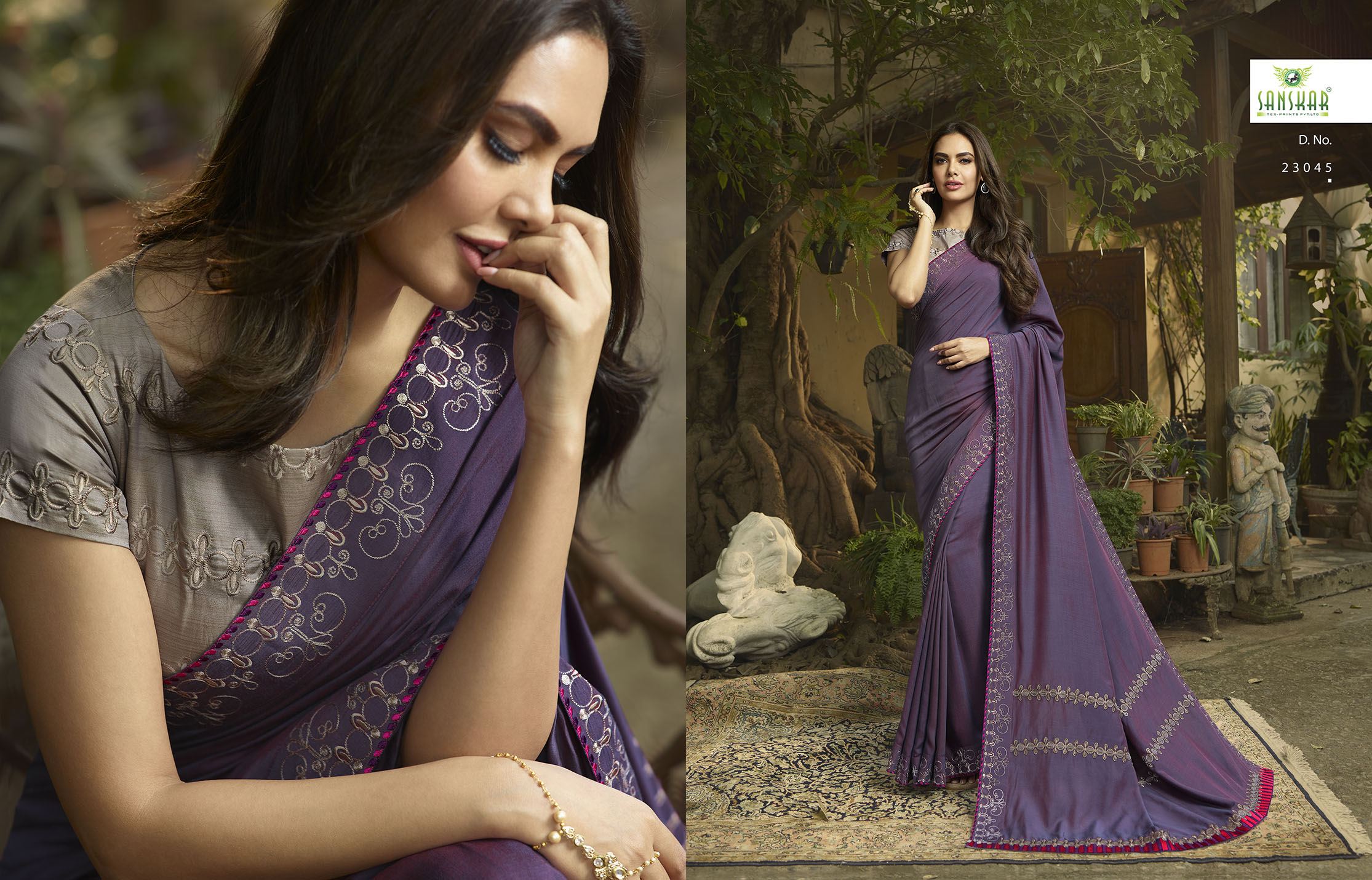 Sanskar By Esha Vol 4 Designer Party Wear Saree Collection