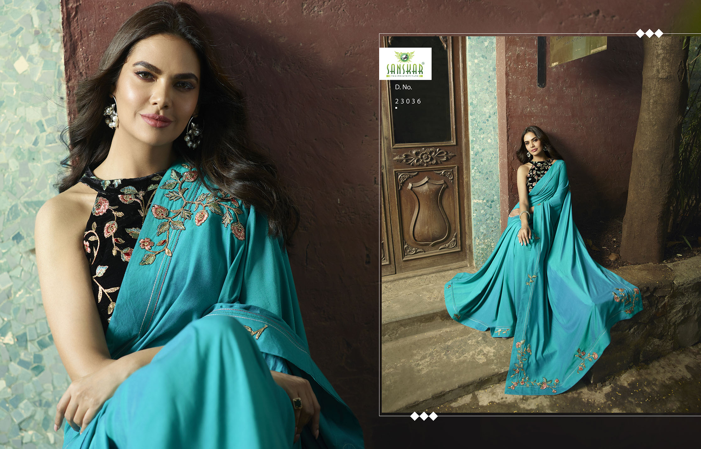 Sanskar By Esha Vol 4 Designer Party Wear Saree Collection