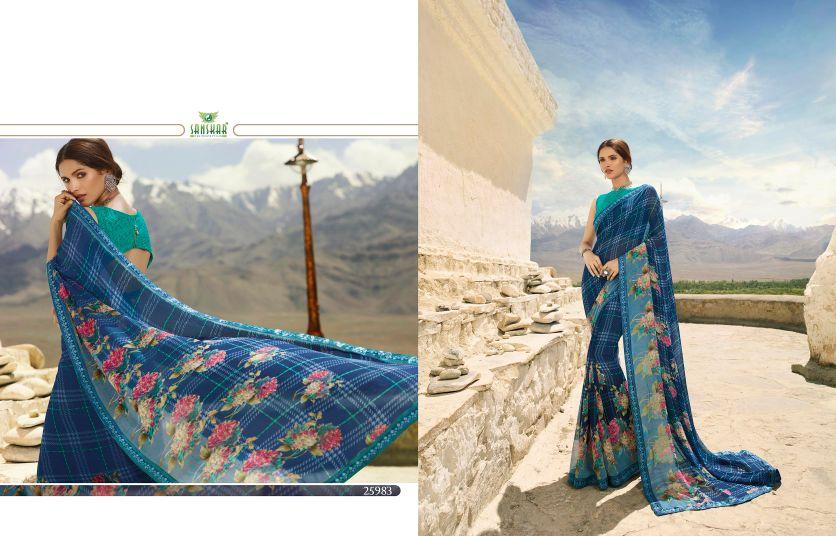 Sanskar Present Suhane Pal Vol 19 Casual Wear Saree Collection