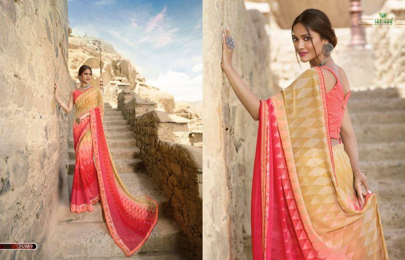 Sanskar Present Suhane Pal Vol 19 Casual Wear Saree Collection