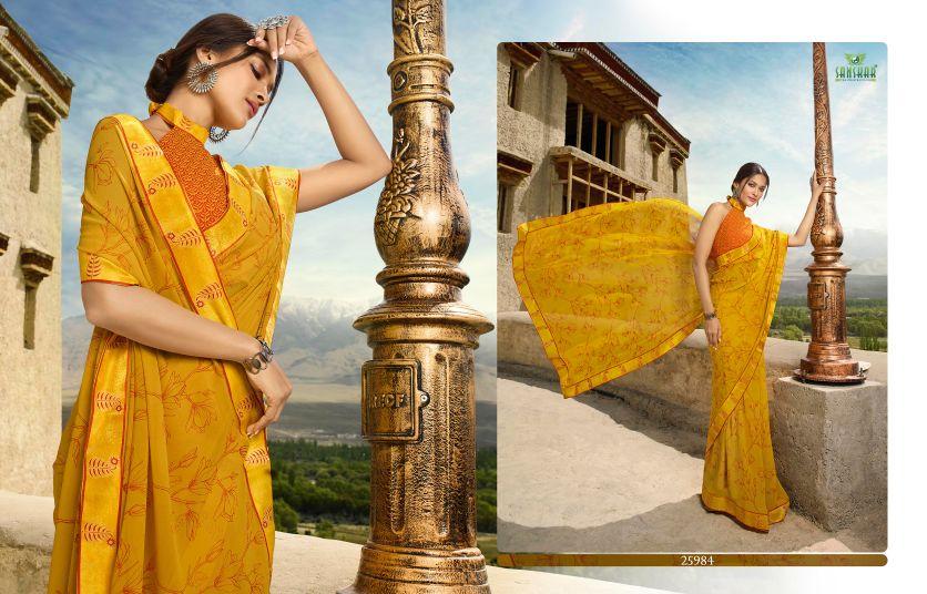 Sanskar Present Suhane Pal Vol 19 Casual Wear Saree Collection