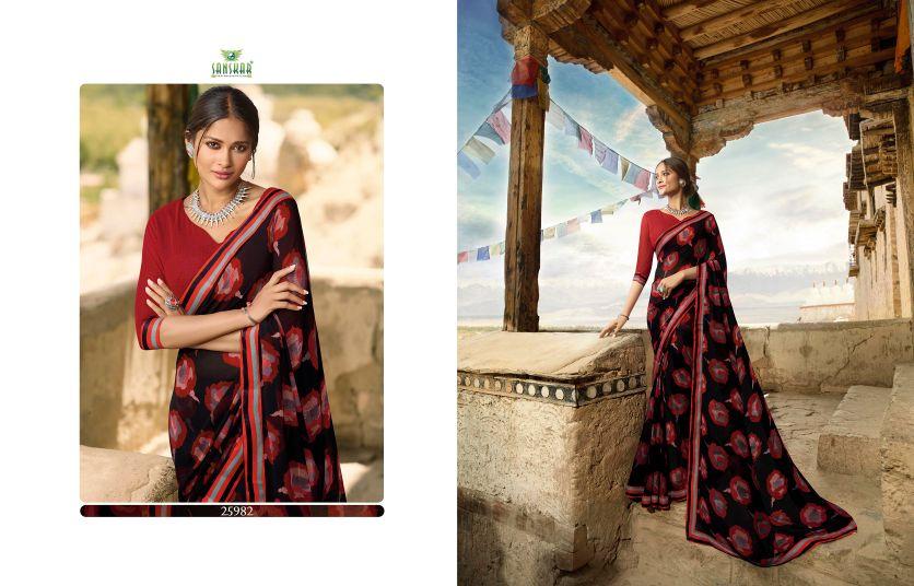 Sanskar Present Suhane Pal Vol 19 Casual Wear Saree Collection