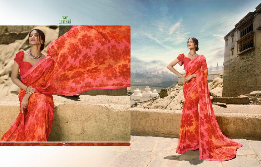 Sanskar Present Suhane Pal Vol 19 Casual Wear Saree Collection