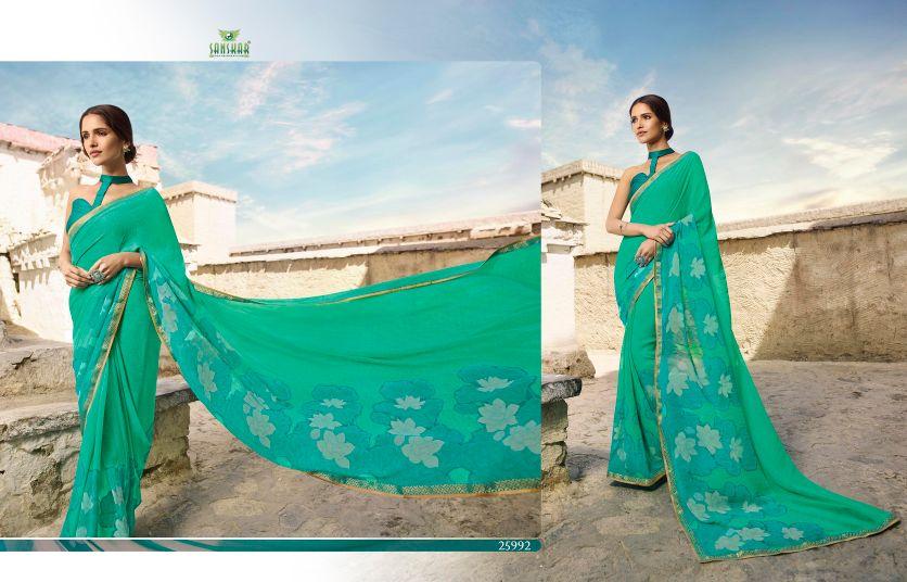 Sanskar Present Suhane Pal Vol 19 Casual Wear Saree Collection