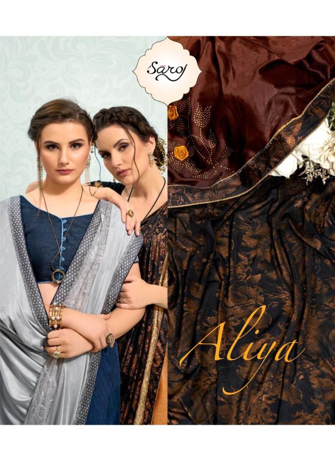Saroj By Aliya Designer Festive Wear Saree Collection