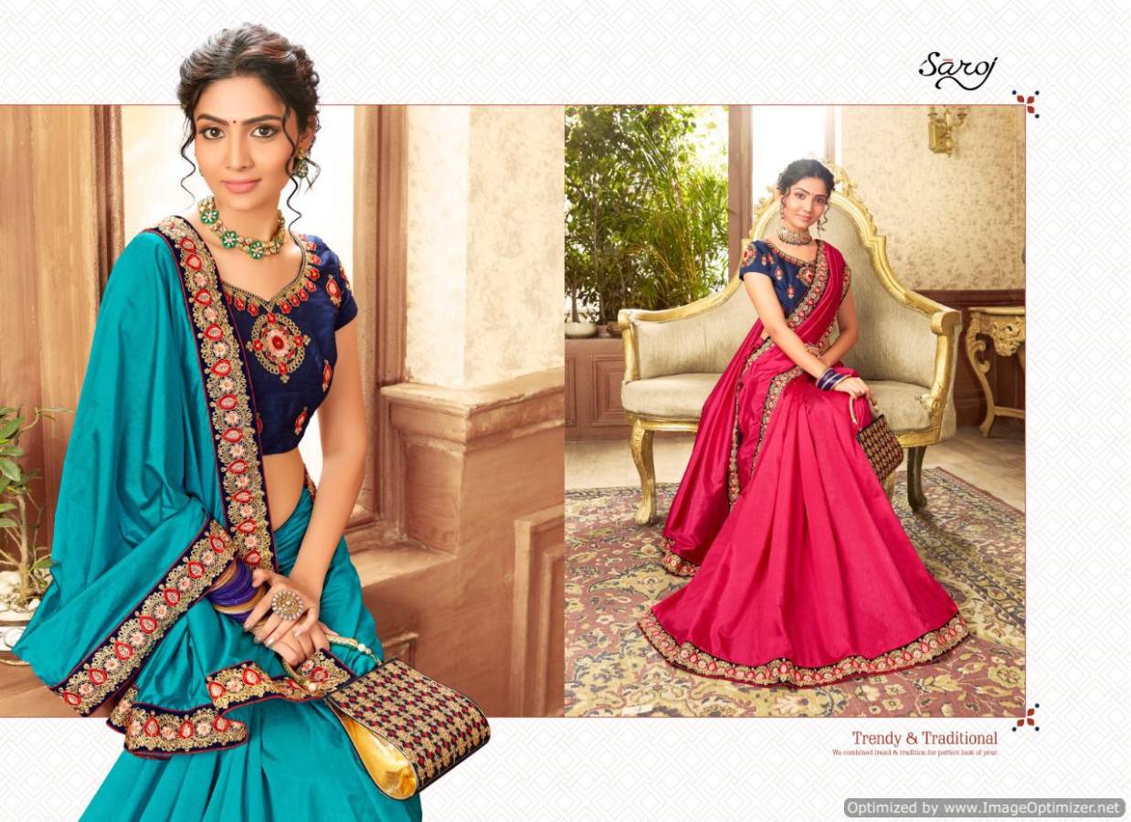 Saroj By Charulata Festive Wear Saree Collection