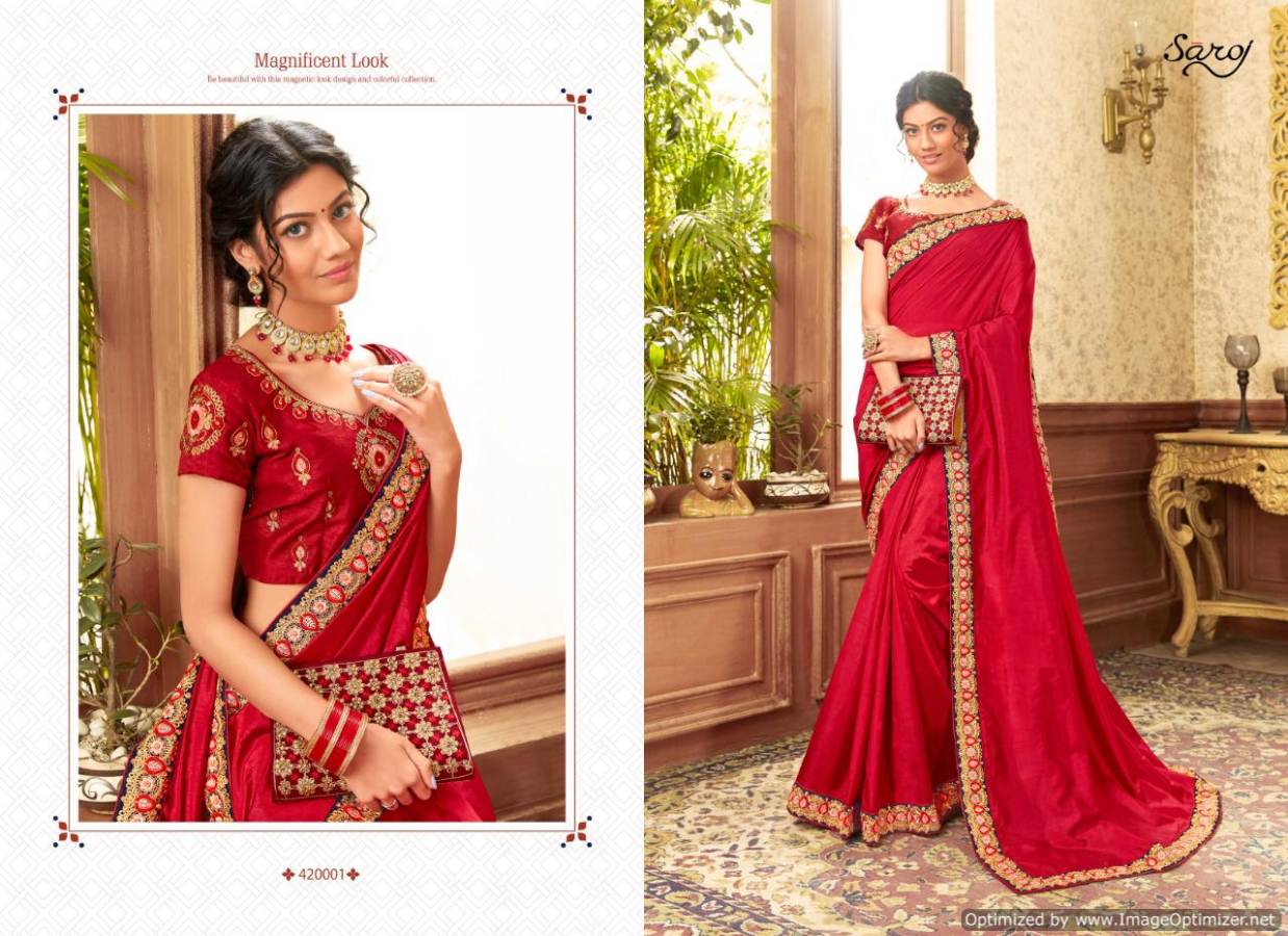 Saroj By Charulata Festive Wear Saree Collection