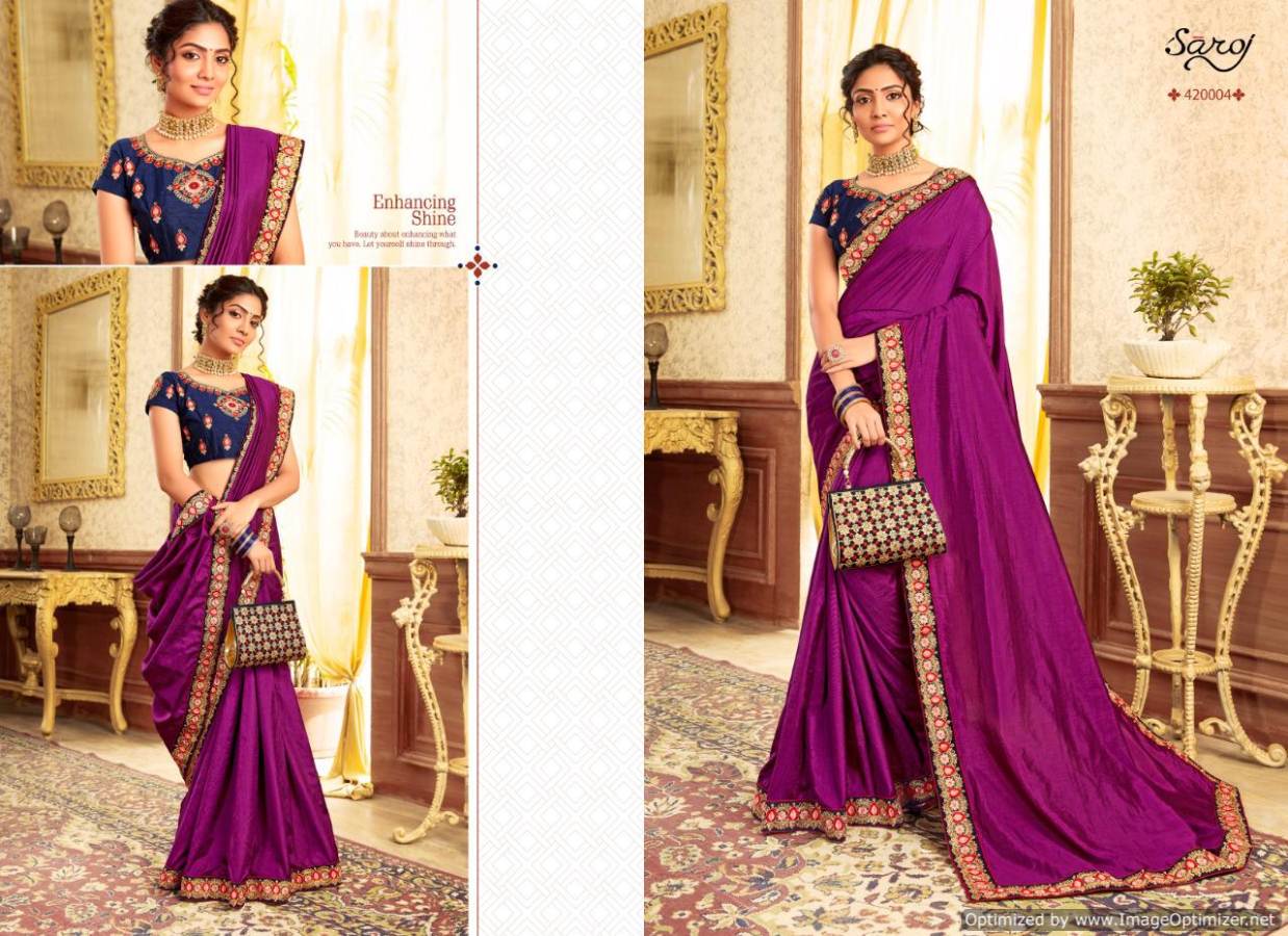 Saroj By Charulata Festive Wear Saree Collection