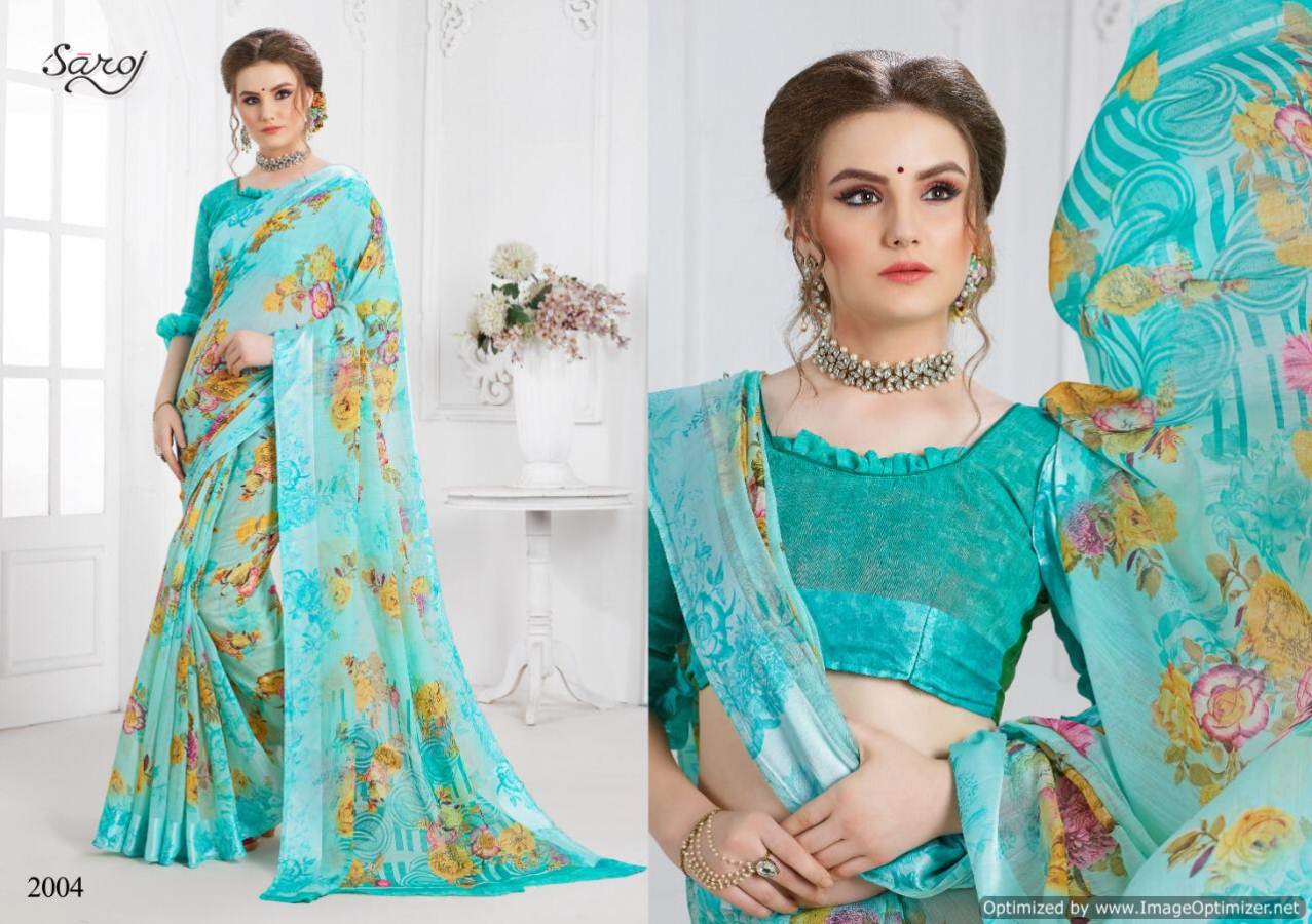 Saroj Present Annaya Printed Cotton Saree Collection