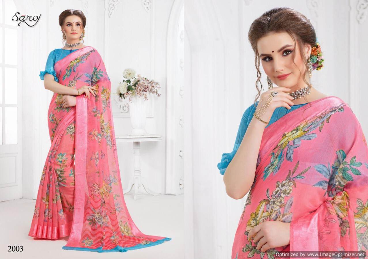 Saroj Present Annaya Printed Cotton Saree Collection