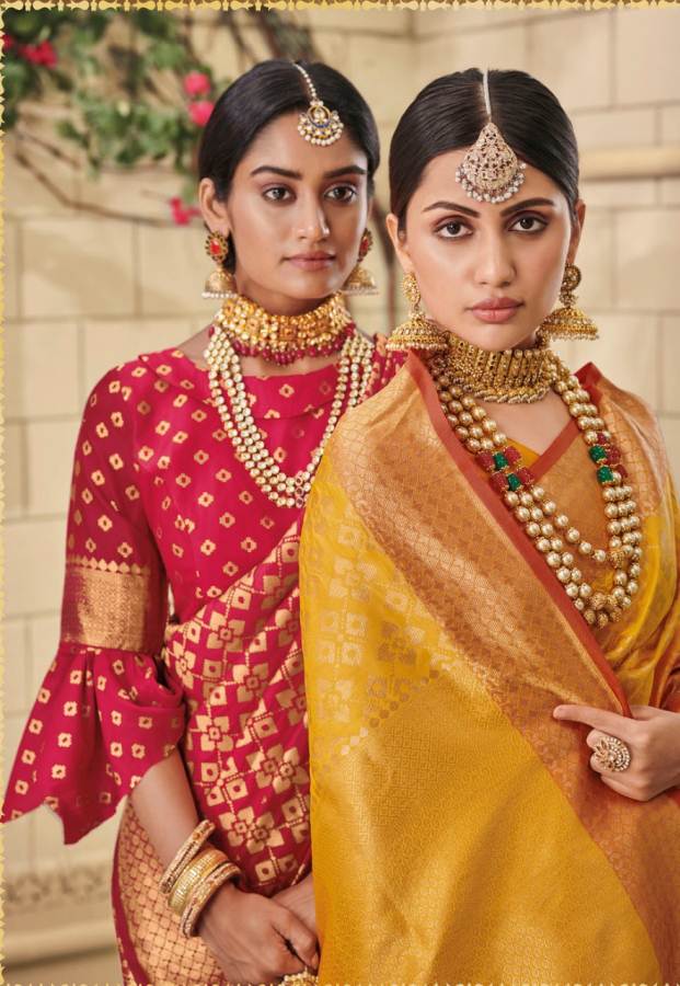 Shangrila Present Makhmali Silk Designer Festive Wear Saree Collection