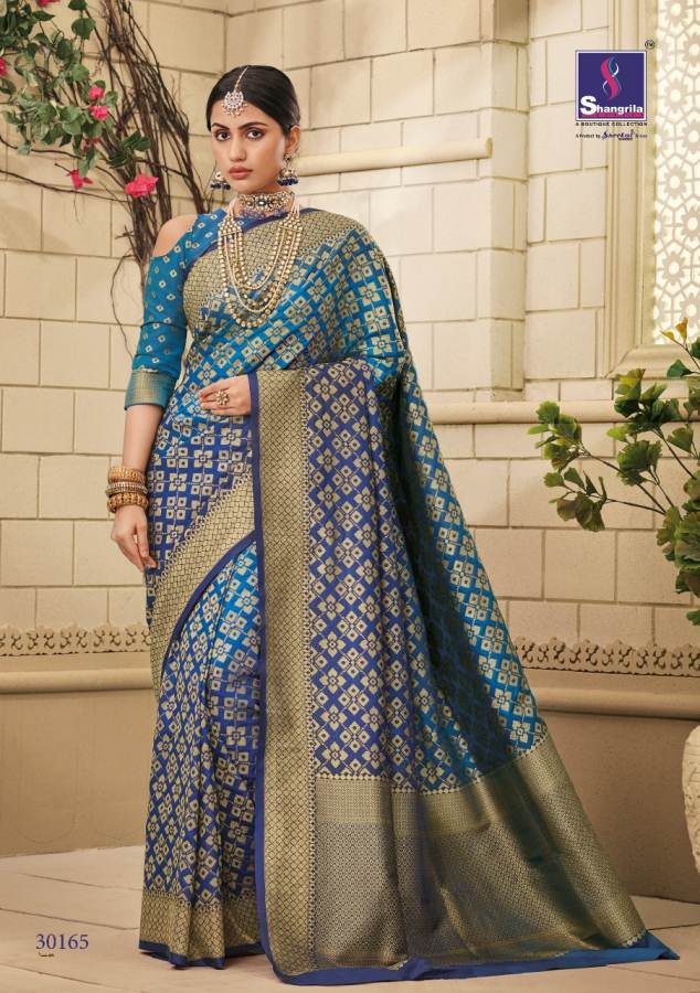 Shangrila Present Makhmali Silk Designer Festive Wear Saree Collection