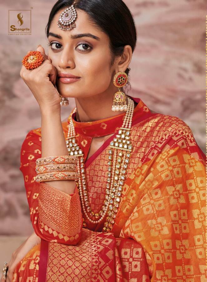 Shangrila Present Makhmali Silk Designer Festive Wear Saree Collection