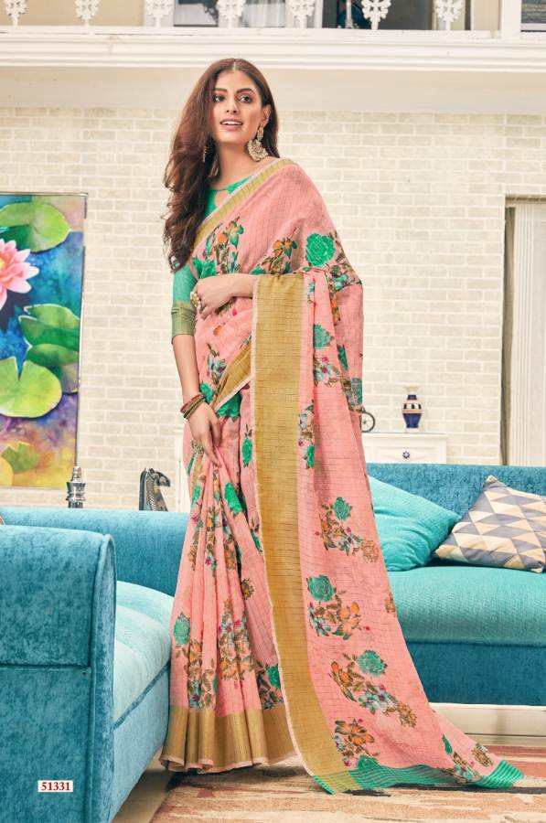Shangrila Present Raashi Cotton Festival Wear Saree Catalogue
