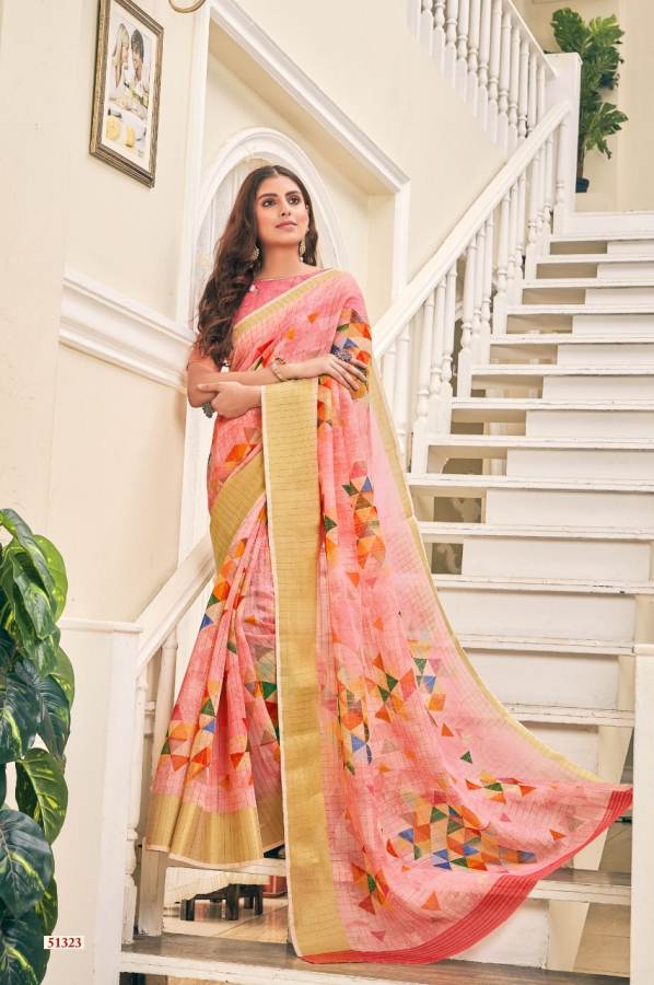 Shangrila Present Raashi Cotton Festival Wear Saree Catalogue