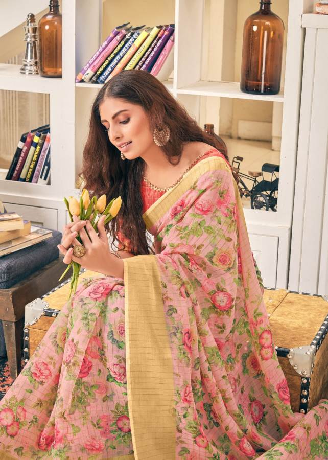 Shangrila Present Raashi Cotton Festival Wear Saree Catalogue