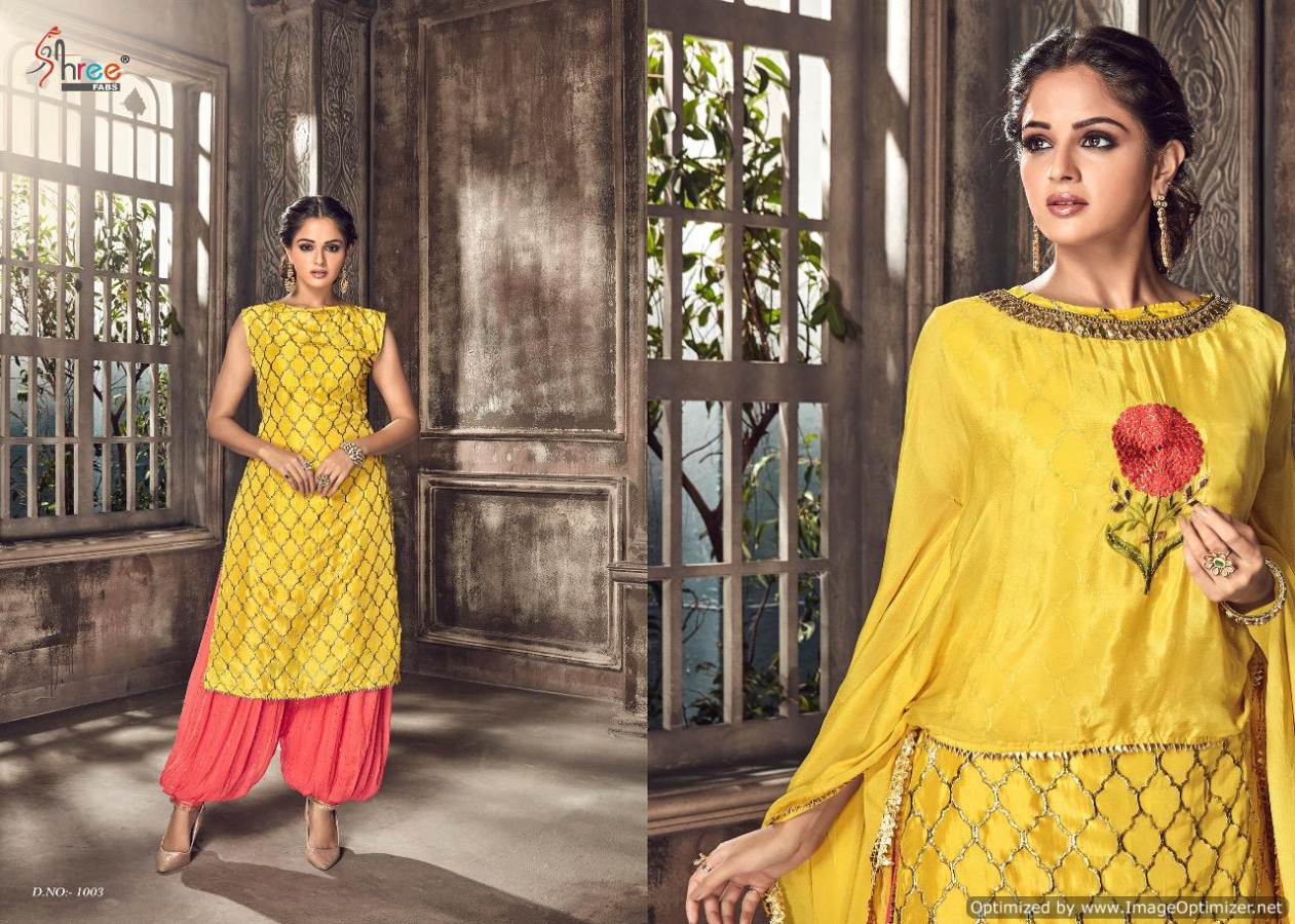 Shree Present Nipoor Designer Festive Wear Salwar Suits Collection
