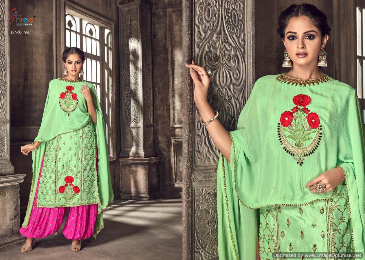 Shree Present Nipoor Designer Festive Wear Salwar Suits Collection
